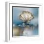 Blue Shores Clam-J^P^ Prior-Framed Art Print