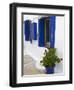 Blue Shutters, Plaka, Old Village, Milos, Cyclades Islands, Greek Islands, Greece, Europe-Tuul-Framed Photographic Print