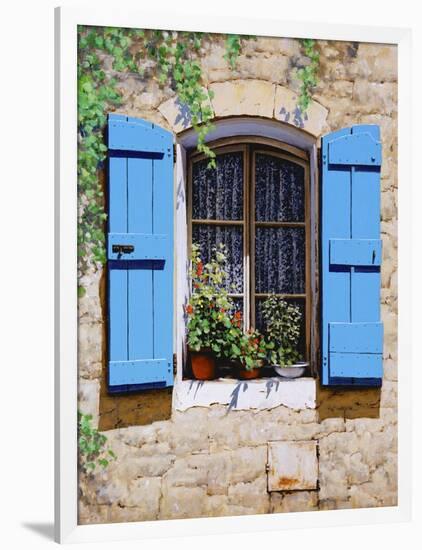 Blue Shutters-Michael Swanson-Framed Art Print