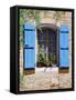 Blue Shutters-Michael Swanson-Framed Stretched Canvas