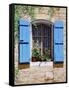 Blue Shutters-Michael Swanson-Framed Stretched Canvas