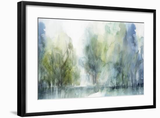 Blue Silence-Isabelle Z-Framed Art Print