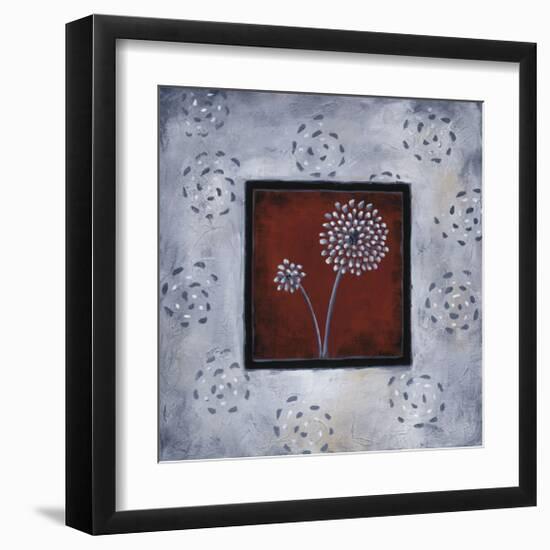 Blue Silhouette I-Krista Sewell-Framed Giclee Print