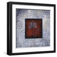 Blue Silhouette II-Krista Sewell-Framed Giclee Print