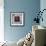 Blue Silhouette II-Krista Sewell-Framed Giclee Print displayed on a wall