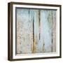 Blue Silver Square I-Patricia Pinto-Framed Art Print