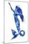 Blue Sirena I-null-Mounted Art Print