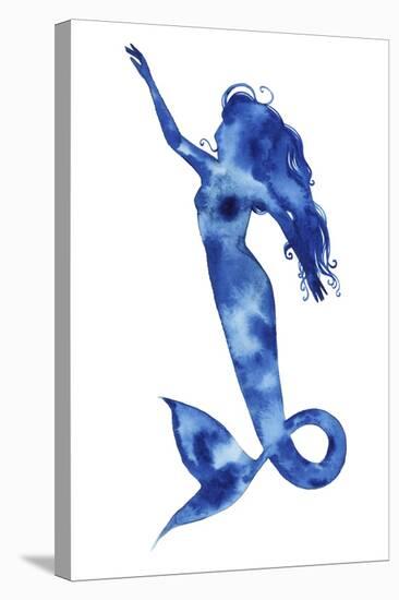 Blue Sirena I-null-Stretched Canvas