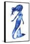 Blue Sirena II-null-Framed Stretched Canvas
