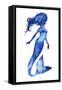 Blue Sirena II-null-Framed Stretched Canvas