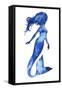 Blue Sirena II-null-Framed Stretched Canvas