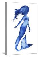 Blue Sirena II-null-Stretched Canvas