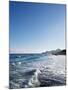 Blue Sky above Sea with Some Waves-Norbert Schaefer-Mounted Premium Photographic Print