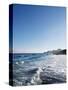 Blue Sky above Sea with Some Waves-Norbert Schaefer-Stretched Canvas