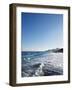 Blue Sky above Sea with Some Waves-Norbert Schaefer-Framed Photographic Print