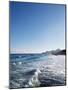 Blue Sky above Sea with Some Waves-Norbert Schaefer-Mounted Photographic Print