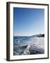 Blue Sky above Sea with Some Waves-Norbert Schaefer-Framed Photographic Print