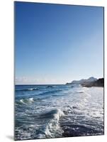 Blue Sky above Sea with Some Waves-Norbert Schaefer-Mounted Photographic Print