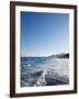 Blue Sky above Sea with Some Waves-Norbert Schaefer-Framed Photographic Print