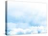 Blue Sky and Clouds Abstract Illustration-karandaev-Stretched Canvas