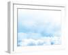 Blue Sky and Clouds Abstract Illustration-karandaev-Framed Photographic Print