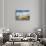 Blue sky and clouds on the rocky peaks of the Odle mountain range seen from Seceda, Val Gardena, Tr-Roberto Moiola-Stretched Canvas displayed on a wall