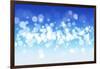 Blue Sky Blurry Lights-alexaldo-Framed Art Print