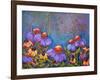 Blue Sky Coneflowers-Blenda Tyvoll-Framed Art Print