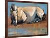 Blue Sky Day, (Przewalski), 2014-Mark Adlington-Framed Premium Giclee Print