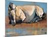 Blue Sky Day, (Przewalski), 2014-Mark Adlington-Mounted Premium Giclee Print