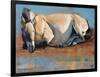 Blue Sky Day, (Przewalski), 2014-Mark Adlington-Framed Premium Giclee Print