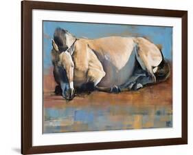 Blue Sky Day, (Przewalski), 2014-Mark Adlington-Framed Giclee Print