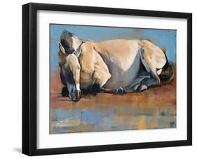 Blue Sky Day, (Przewalski), 2014-Mark Adlington-Framed Giclee Print