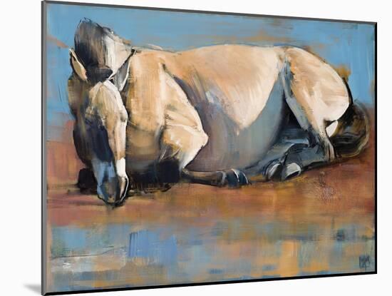 Blue Sky Day, (Przewalski), 2014-Mark Adlington-Mounted Giclee Print