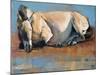 Blue Sky Day, (Przewalski), 2014-Mark Adlington-Mounted Giclee Print