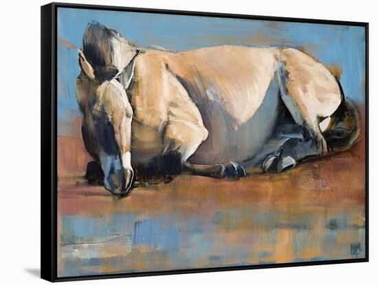 Blue Sky Day, (Przewalski), 2014-Mark Adlington-Framed Stretched Canvas