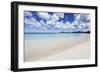 Blue Sky Frames the White Sand and the Turquoise Caribbean Sea, Ffryes Beach, Antigua-Roberto Moiola-Framed Photographic Print