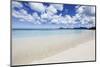 Blue Sky Frames the White Sand and the Turquoise Caribbean Sea, Ffryes Beach, Antigua-Roberto Moiola-Mounted Photographic Print