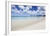 Blue Sky Frames the White Sand and the Turquoise Caribbean Sea, Ffryes Beach, Antigua-Roberto Moiola-Framed Photographic Print