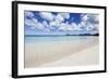 Blue Sky Frames the White Sand and the Turquoise Caribbean Sea, Ffryes Beach, Antigua-Roberto Moiola-Framed Photographic Print