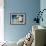 Blue Sky Manhattan-Philippe Hugonnard-Framed Giclee Print displayed on a wall