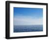 Blue Sky over Calm Sea-Norbert Schaefer-Framed Photographic Print