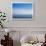 Blue Sky over Calm Sea-Norbert Schaefer-Framed Photographic Print displayed on a wall