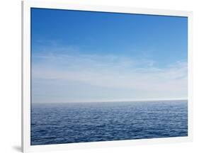 Blue Sky over Calm Sea-Norbert Schaefer-Framed Photographic Print