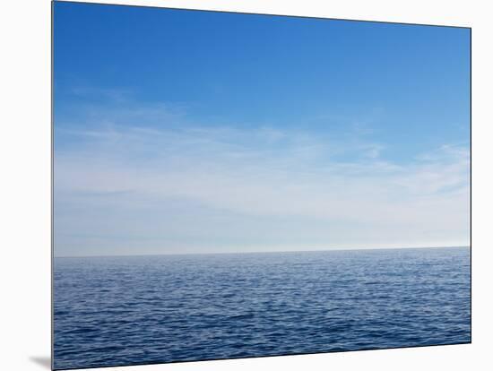 Blue Sky over Calm Sea-Norbert Schaefer-Mounted Photographic Print