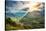 Blue Sky over Pyrenees Mountains-NejroN Photo-Stretched Canvas