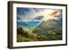 Blue Sky over Pyrenees Mountains-NejroN Photo-Framed Photographic Print