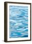 Blue sky reflected in ripples of water, Svalbard, Norway-Ben Cranke-Framed Photographic Print