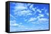 Blue Sky with Clouds, May Be Used as Background-Zoom-zoom-Framed Stretched Canvas