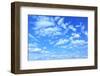 Blue Sky with Clouds, May Be Used as Background-Zoom-zoom-Framed Premium Photographic Print